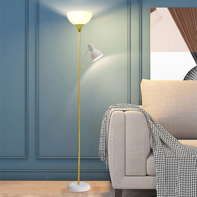 Sandsberg | Lampa podłogowa z podwójnym światłem | Minimalistyczny design z żelaza